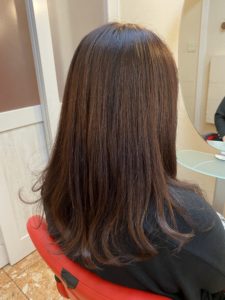 髪にしっかりつけてドライヤーで乾かすだけ‼️