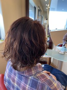半年前のパーマがまだこんなに綺麗❗️