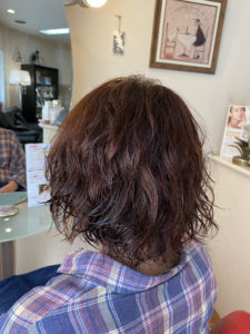 半年前のパーマがまだこんなに綺麗❗️
