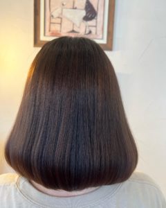 プラチナキラ艶髪ストレート