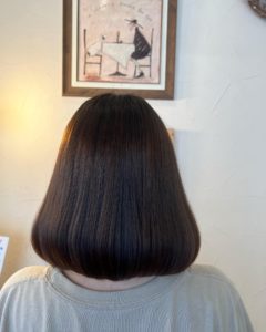 プラチナイオンキラキラ艶髪ストレート