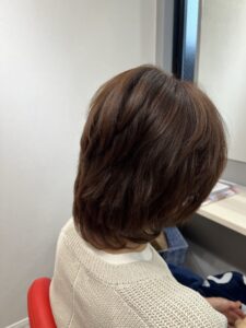 柔らかストレートヘアー