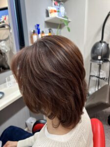 柔らかストレートヘアー